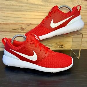 New Nike Roshe G Golf Shoes Men's Red White